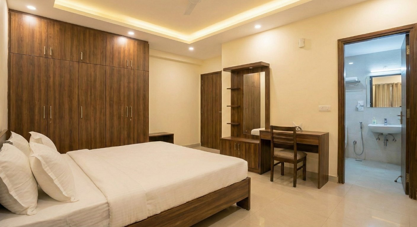 Luxurious Master Suite in 4 BHK Apartment